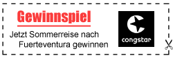 Jetzt Sommerreise mit congstar gewinnen