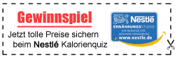 Nestlé Ernährungscoach Gewinnspiel bei Nestle