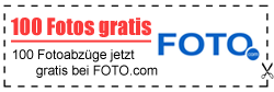 100 Fotos gratis bei FOTO.com