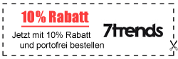 10% Rabatt Gutschein für 7trends
