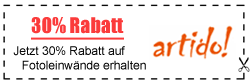 30% Rabatt Gutschein für artido