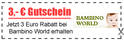 3,- € Gutschein für Bambino World