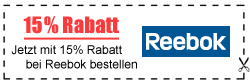 15% Rabatt auf ausgewählte Artikel bei Reebok