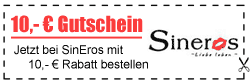 10,- € Gutschein bei SinEros