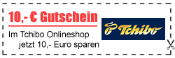10,- € Gutschein für Tchibo