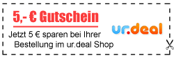 5,- € Gutschein bei ur.deal